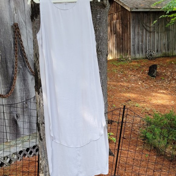 OAK+FORT, silk summer dress, M, pastel gray/green - Picture 5 of 7